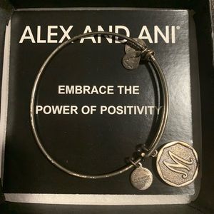 Alex and Ani M Initial Name Bracelet
